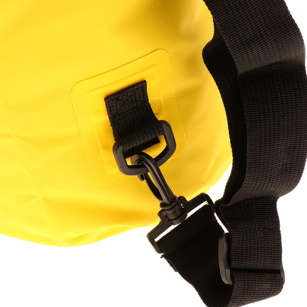 Waterproof   Bags Backpack Beach Bucket Rafting Kayaking Bag  Yellow