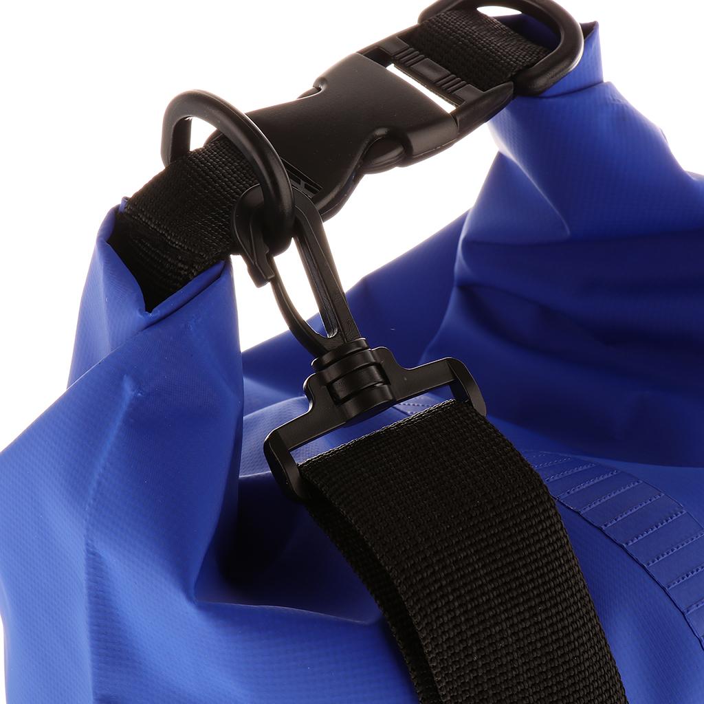 Waterproof Dry Bags Backpack Beach Bucket Rafting Kayaking Bag  Dark Blue