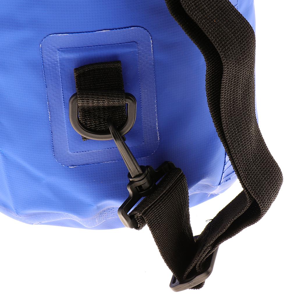 Waterproof Dry Bags Backpack Beach Bucket Rafting Kayaking Bag  Dark Blue