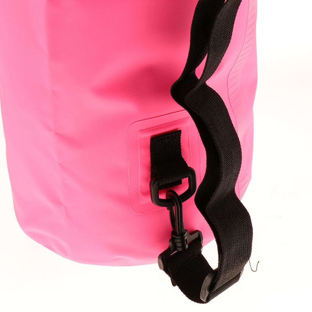 Waterproof   Bags Backpack Beach Bucket Rafting Kayaking Bag  Pink