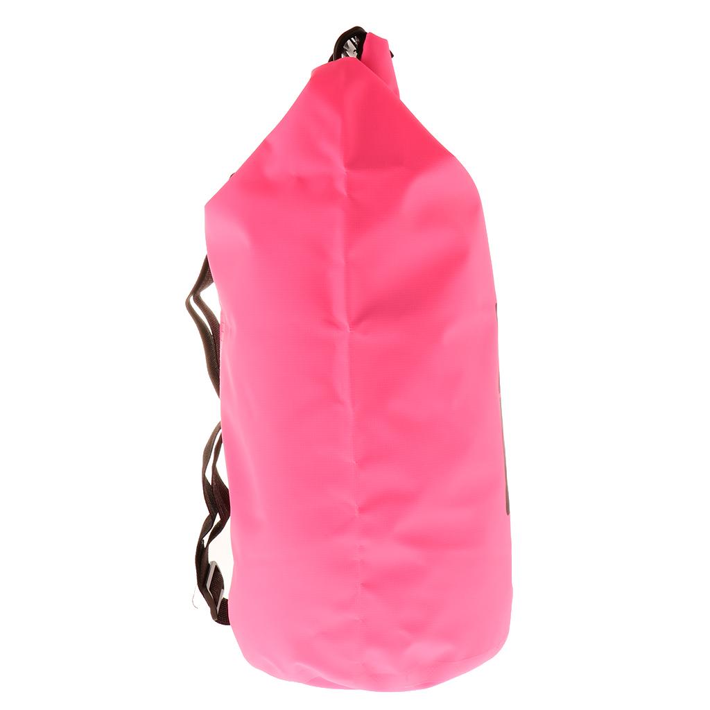 Waterproof   Bags Backpack Beach Bucket Rafting Kayaking Bag  Pink