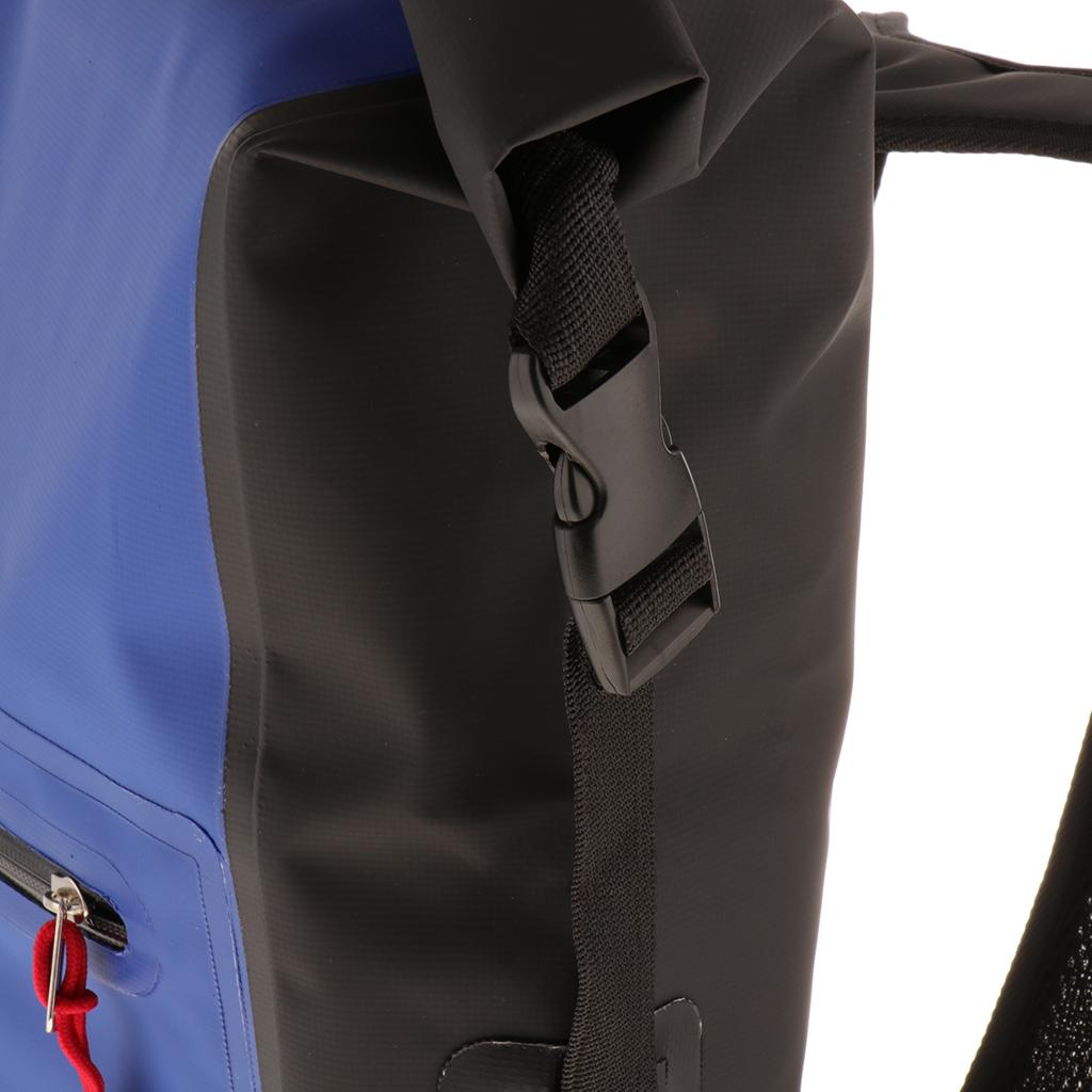 Waterproof Two-shoulder bag drifting Kayaking Camping Hiking Backpack blue