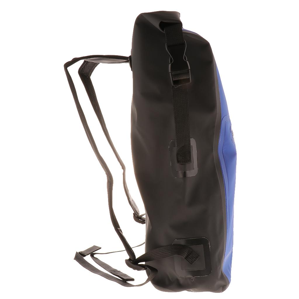 Waterproof Two-shoulder bag drifting Kayaking Camping Hiking Backpack blue