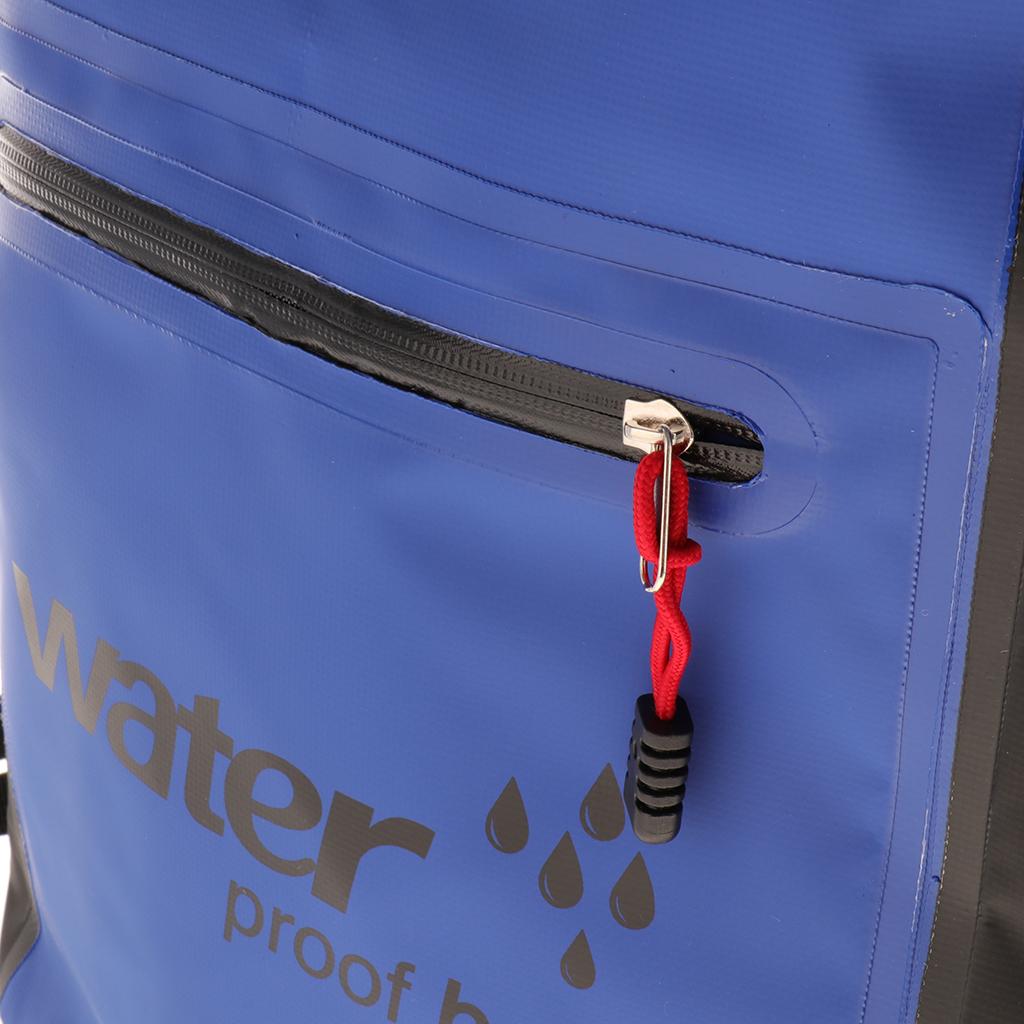 Waterproof Two-shoulder bag drifting Kayaking Camping Hiking Backpack blue