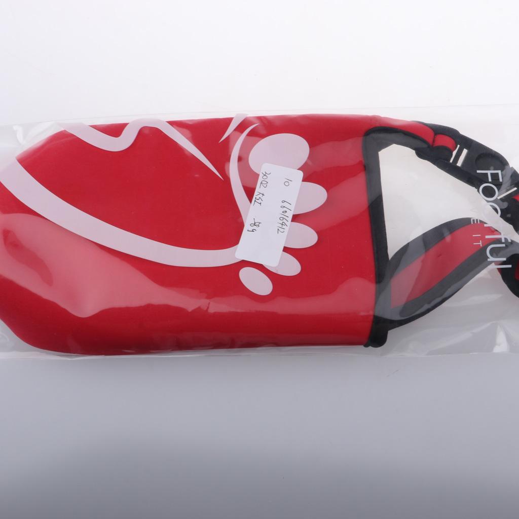 4xNeoprene Insulated Water Bottle Cup Cooler Carrier Cover Sleeve Red