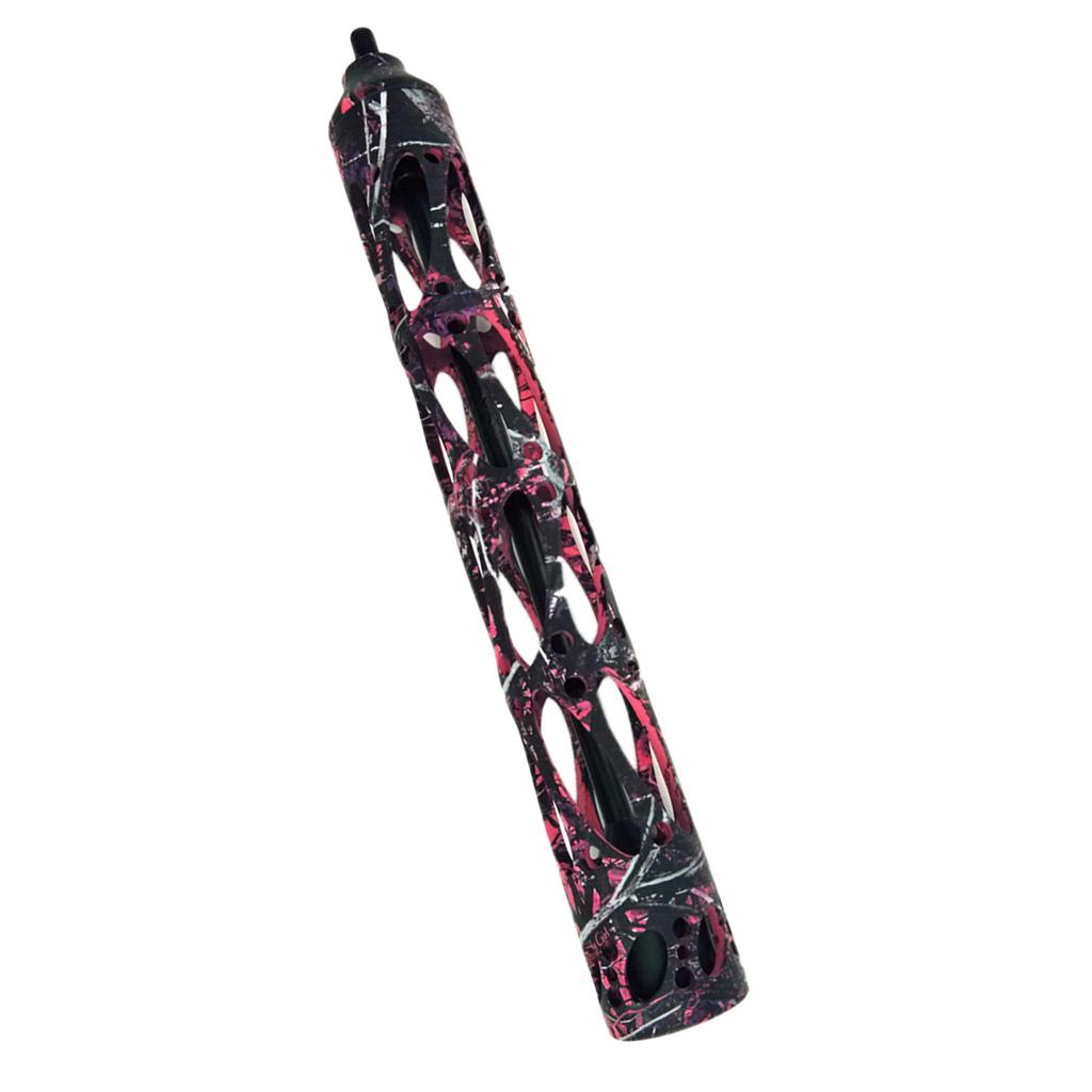 Aluminum Alloy Bow Stabilizer for Compound Archery Bow Pink Camouflage