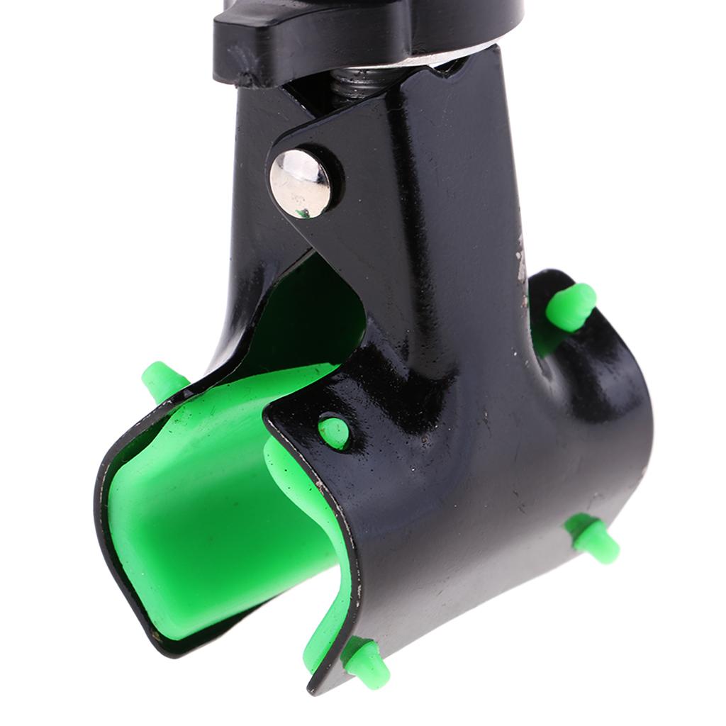 Fishing Rod Bracket Rotating Fishing Rod Pole Rear Support Stand Holder Metal Clip