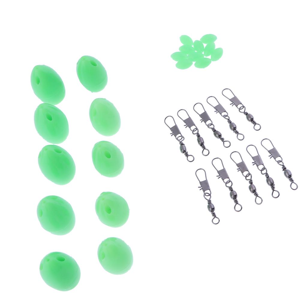 5x10 Pieces Bombarda Sbirolino Floating Trout Pose Fly Fishing Floats Green