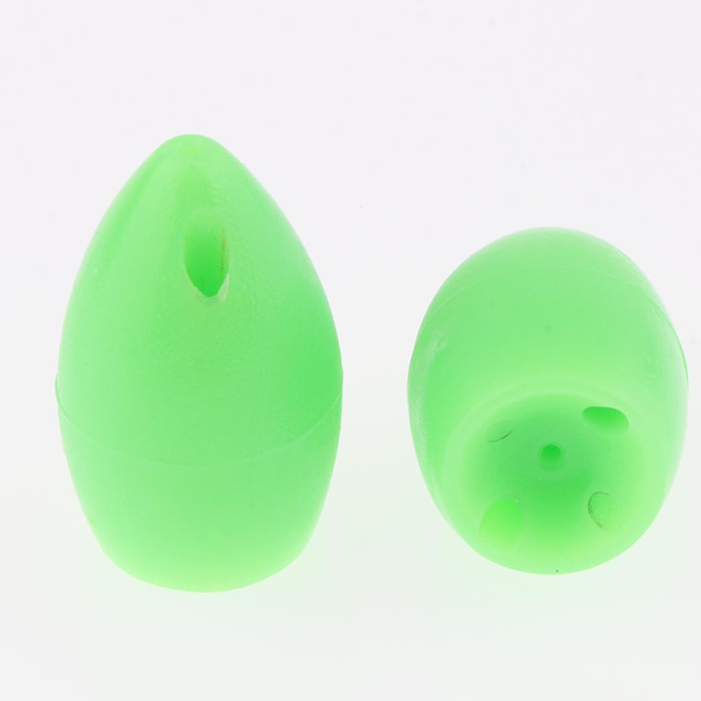 5x10 Pieces Bombarda Sbirolino Floating Trout Pose Fly Fishing Floats Green