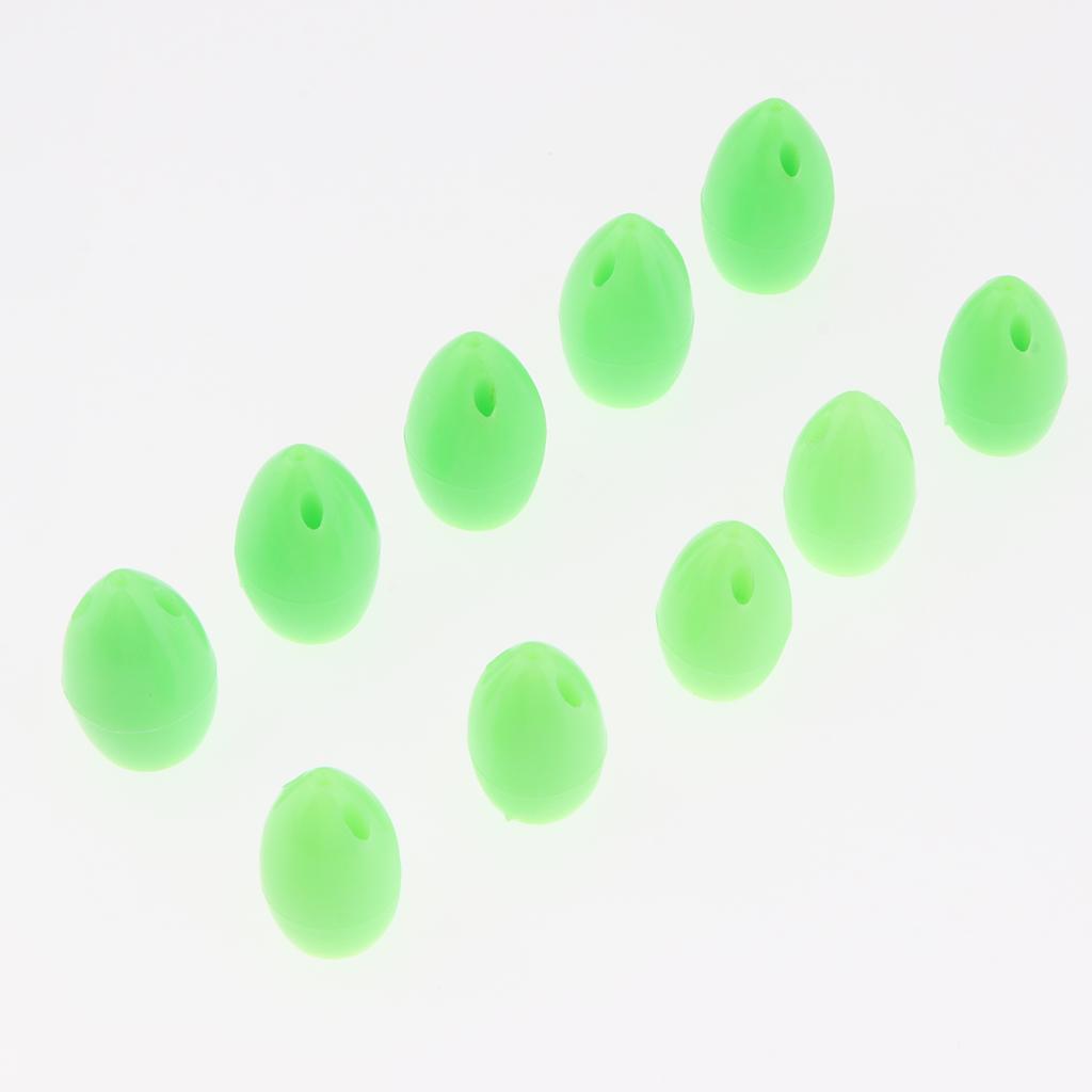 5x10 Pieces Bombarda Sbirolino Floating Trout Pose Fly Fishing Floats Green