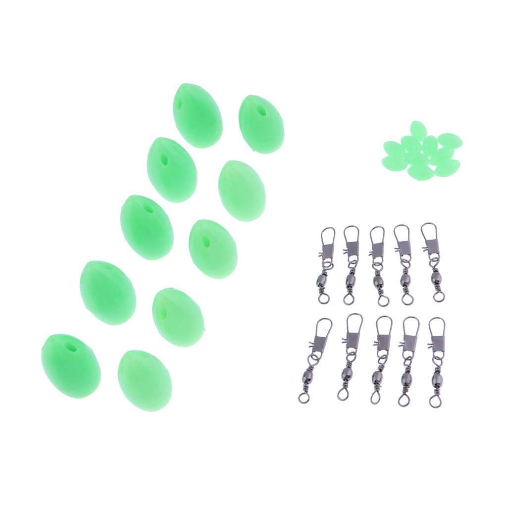5x10 Pieces Bombarda Sbirolino Floating Trout Pose Fly Fishing Floats Green