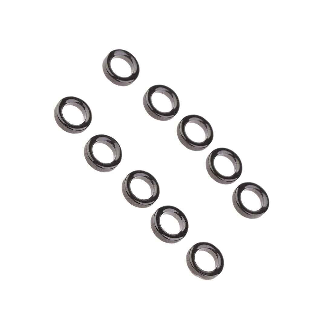 10pcs Fishing Rod Guides Ring DIY Pole Tip Top Repair Rods Guide Eye Ring S
