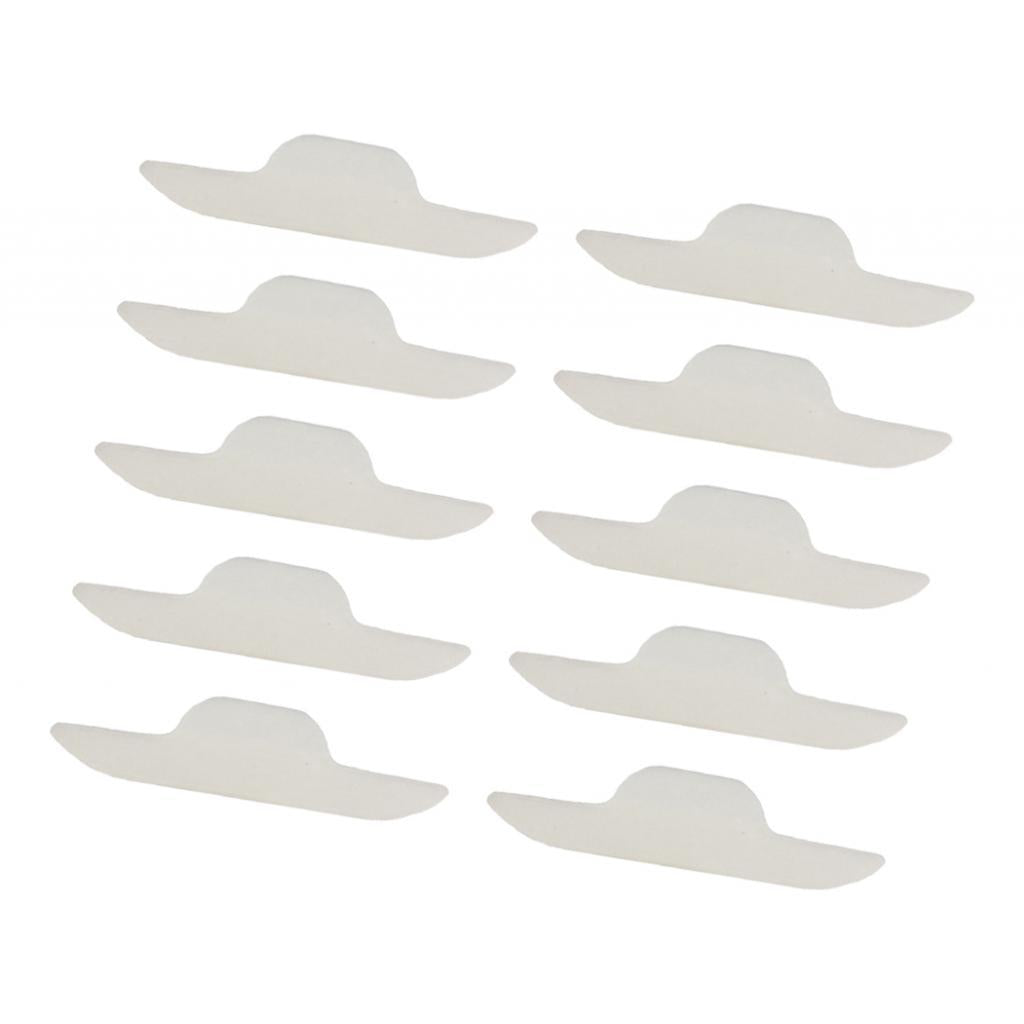 3x10 Pieces Disposable Neck Sweat Pads Collar Self-Adhesive Neck Pad White
