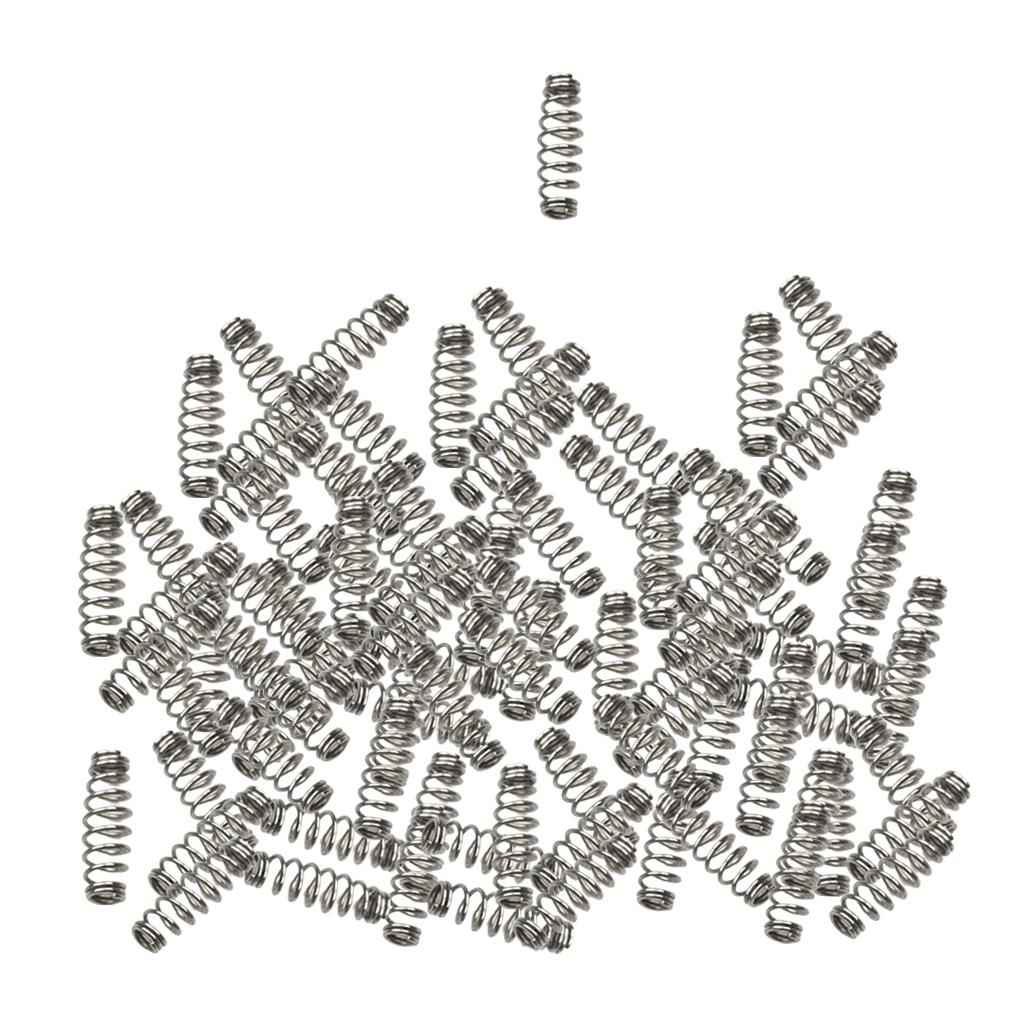100 x Barbed Fishing Hook  Stainless Steel Spring Accessories M