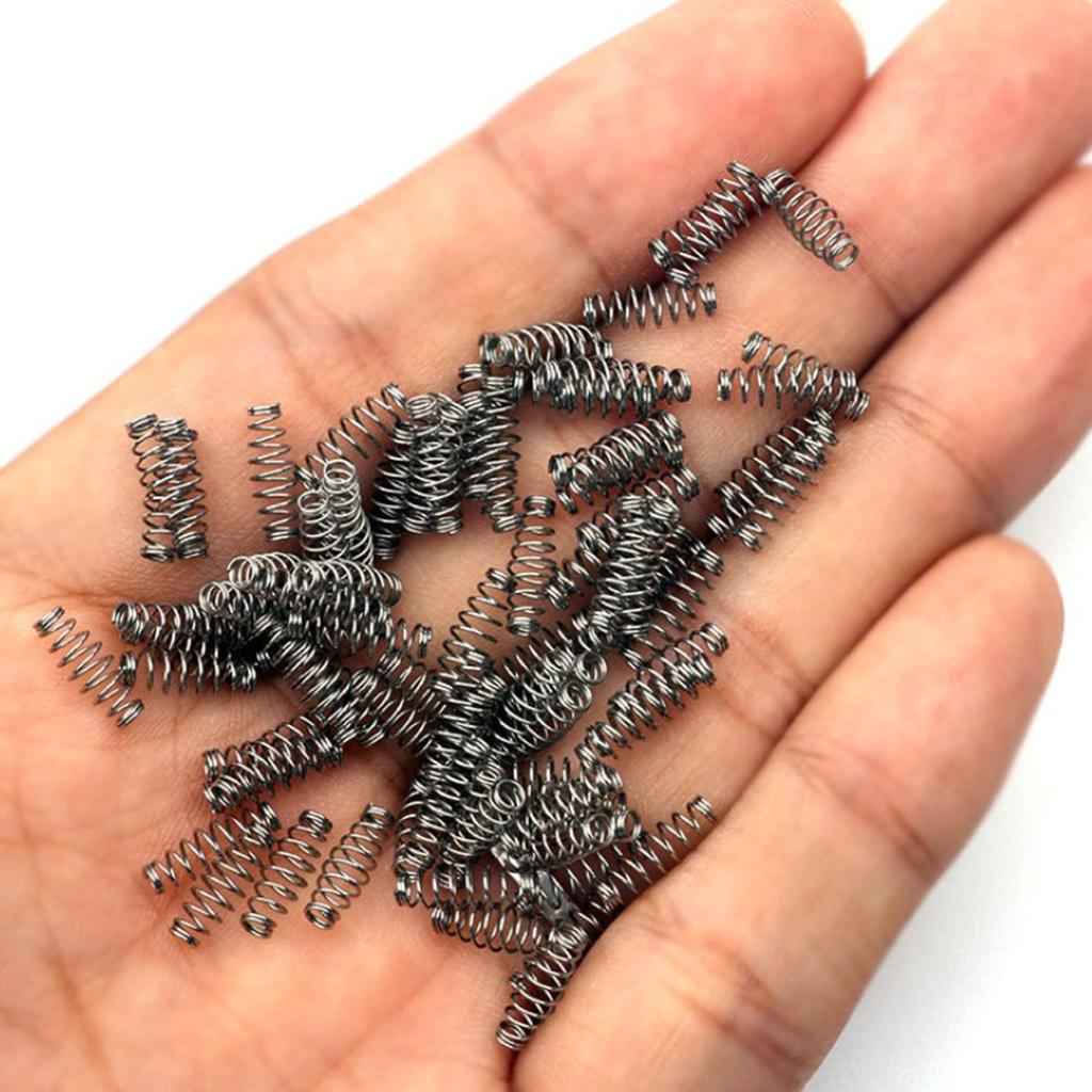 100 x Barbed Fishing Hook  Stainless Steel Spring Accessories M
