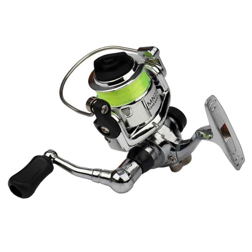 Mini Smooth Fishing Reel Steel Bait Casting Fishing Reels w/ Metal Wire Cup
