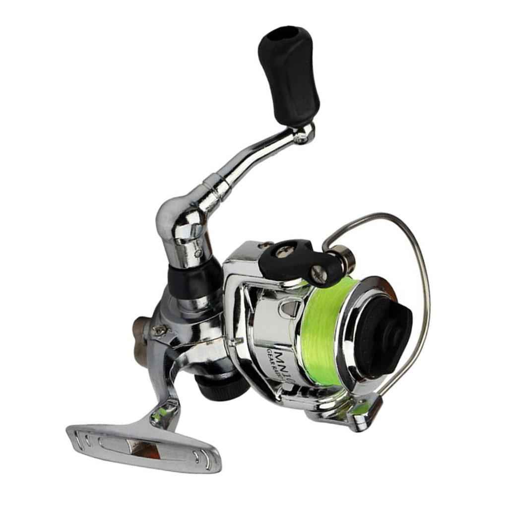 Mini Smooth Fishing Reel Steel Bait Casting Fishing Reels w/ Metal Wire Cup