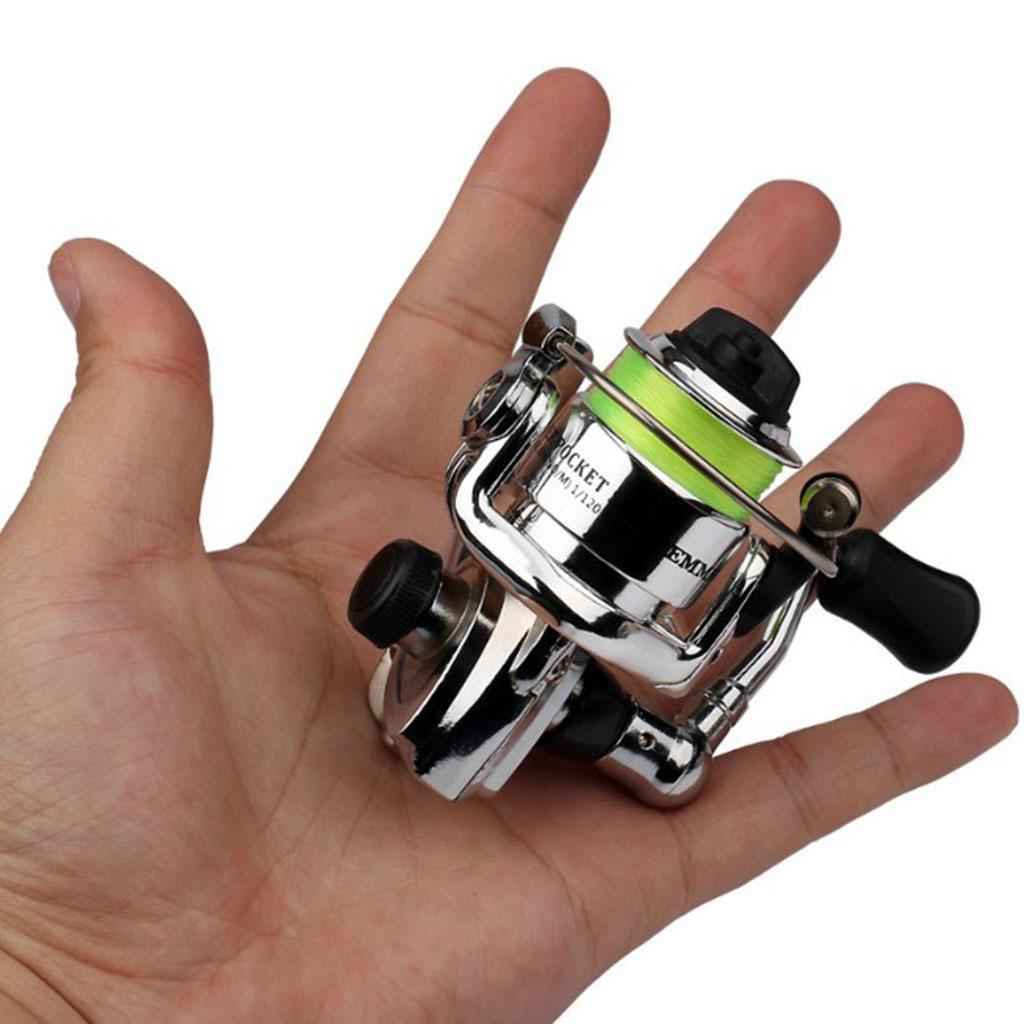Mini Smooth Fishing Reel Steel Bait Casting Fishing Reels w/ Metal Wire Cup