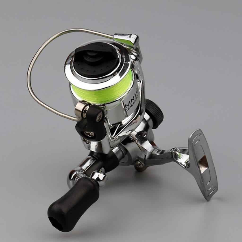 Mini Smooth Fishing Reel Steel Bait Casting Fishing Reels w/ Metal Wire Cup