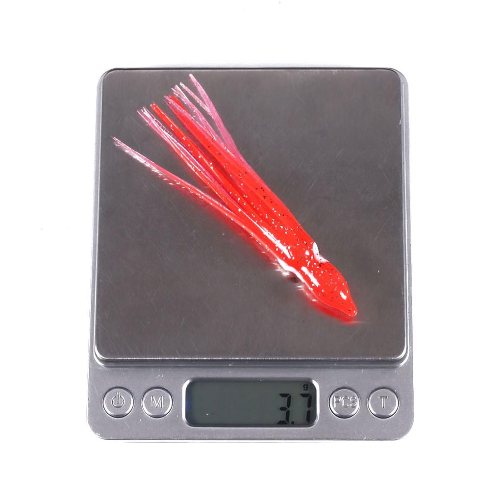 4x6pcs Fishing Lures Squid Octopus Skirts Sea Fish Soft Baits Tackles  12cm