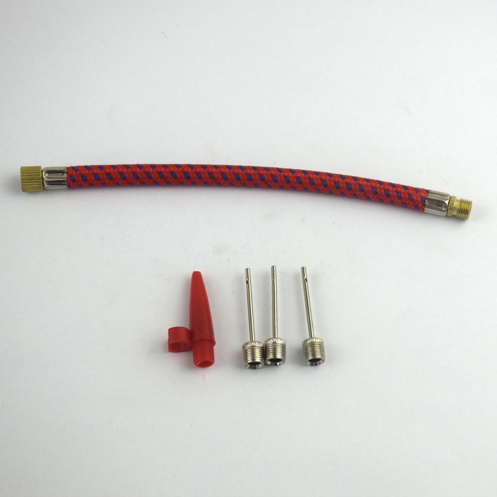 3xBike Pump Extension Hose Tube Schrader Valves Sports Ball Needle Model 1 