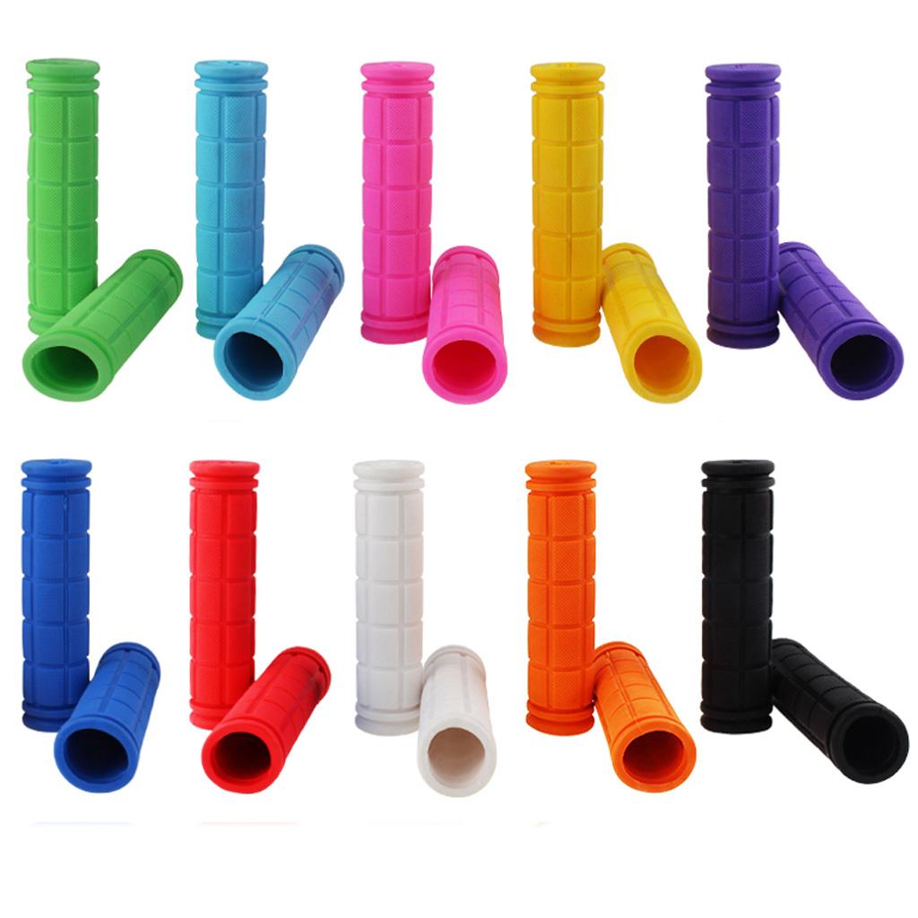 3xAnti-Slip Bike Bicycle MTB Handlebar Grip Soft Rubber Bar Covers Green