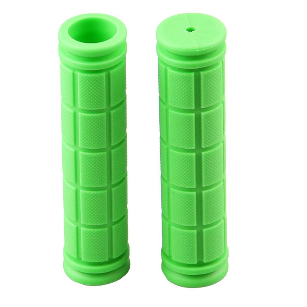 4xAnti-Slip Bike Bicycle MTB Handlebar Grip Soft Rubber Bar Covers Green