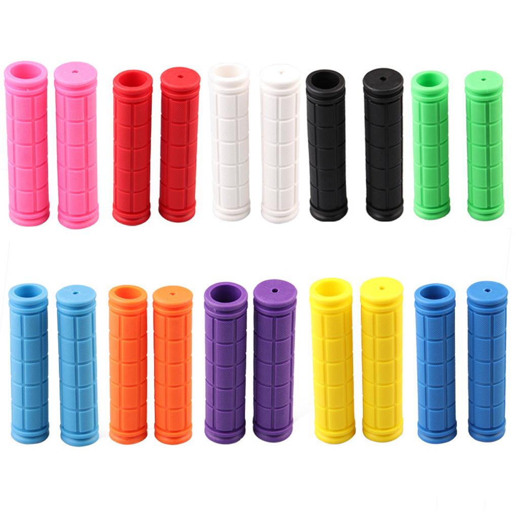 2xAnti-Slip Bike Bicycle MTB Handlebar Grip Soft Rubber Bar Covers Green