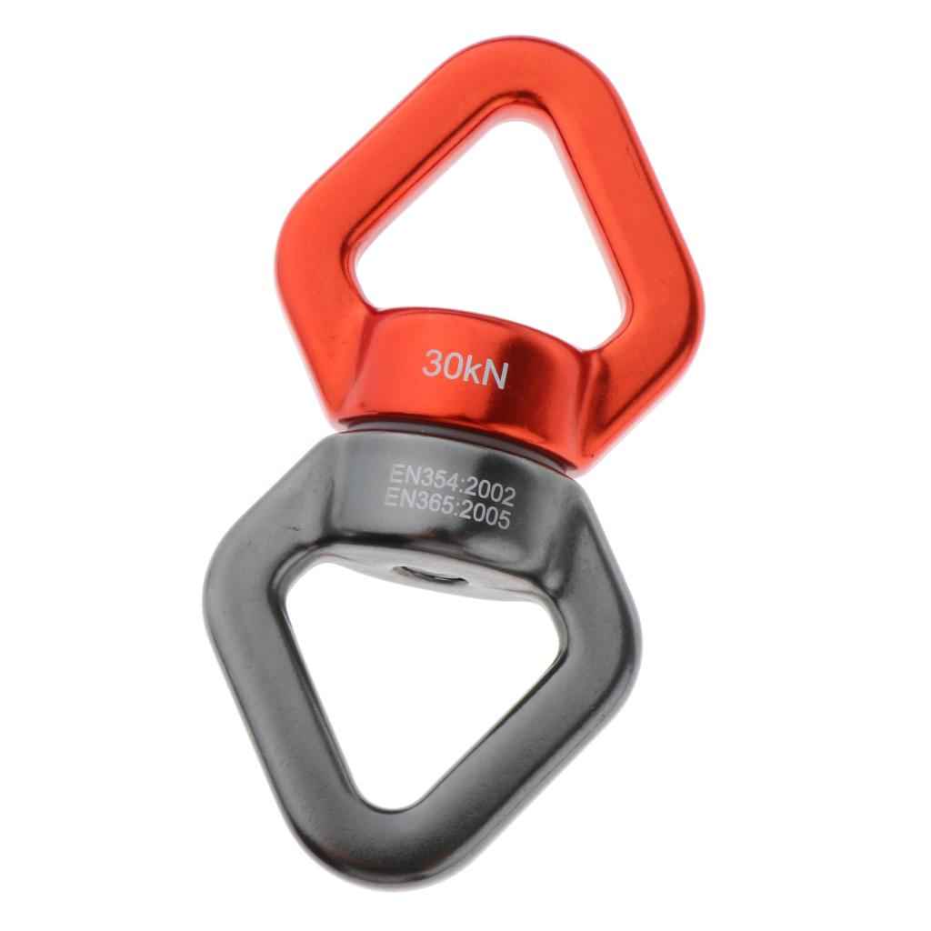 30KN Rotary Connector Hammock Swing Spinner Rope Swivel Connector Orange