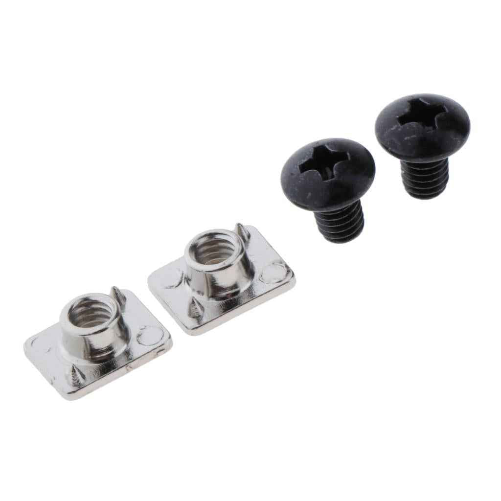 2 Pairs Roller Skates Buckle Replacement Inline Skates Screws Nut Bolts Tool