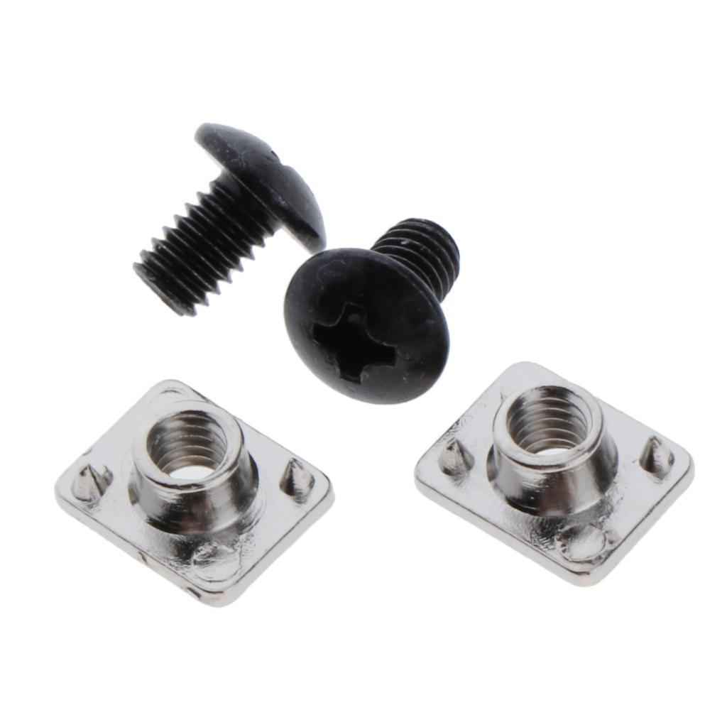 2 Pairs Roller Skates Buckle Replacement Inline Skates Screws Nut Bolts Tool