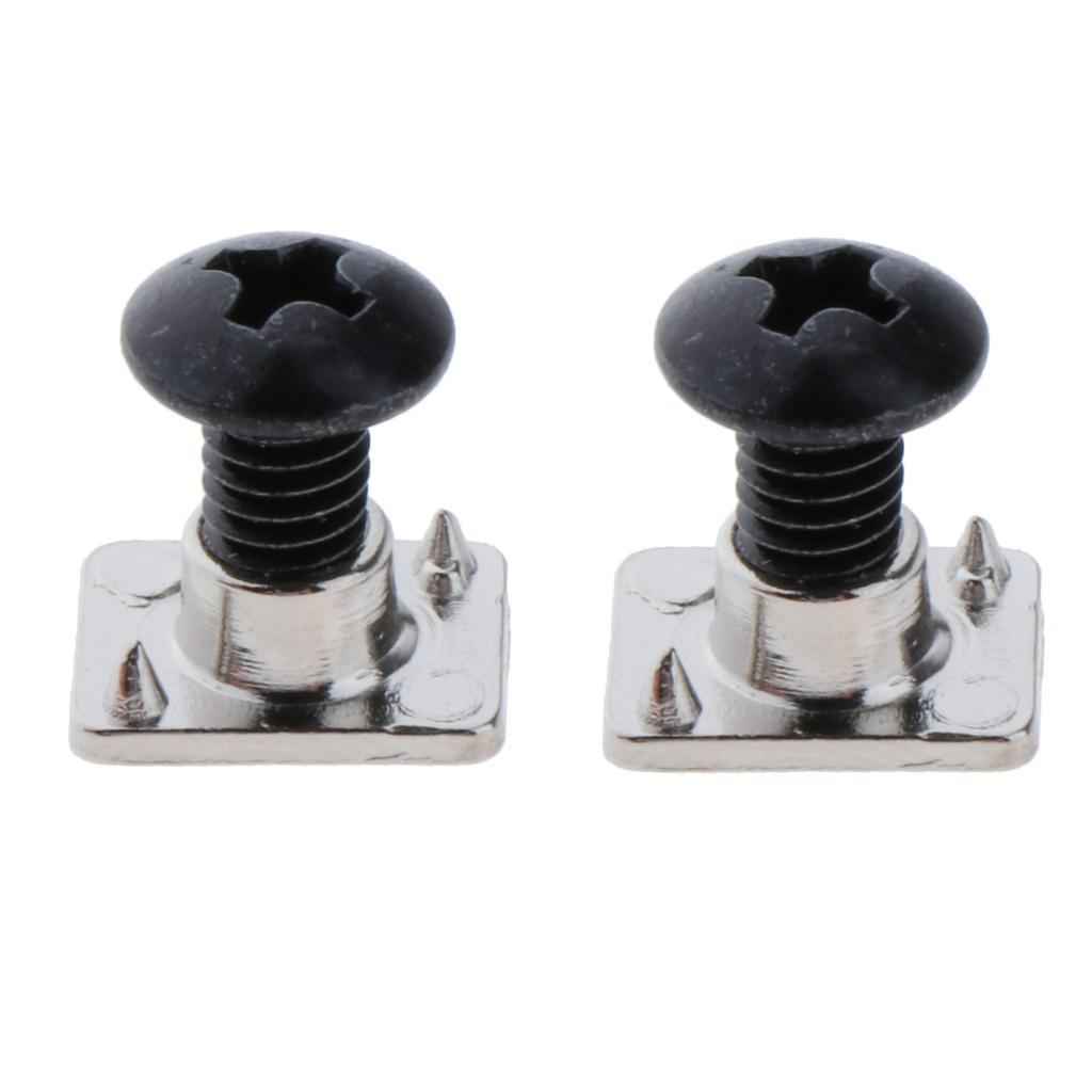 2 Pairs Roller Skates Buckle Replacement Inline Skates Screws Nut Bolts Tool