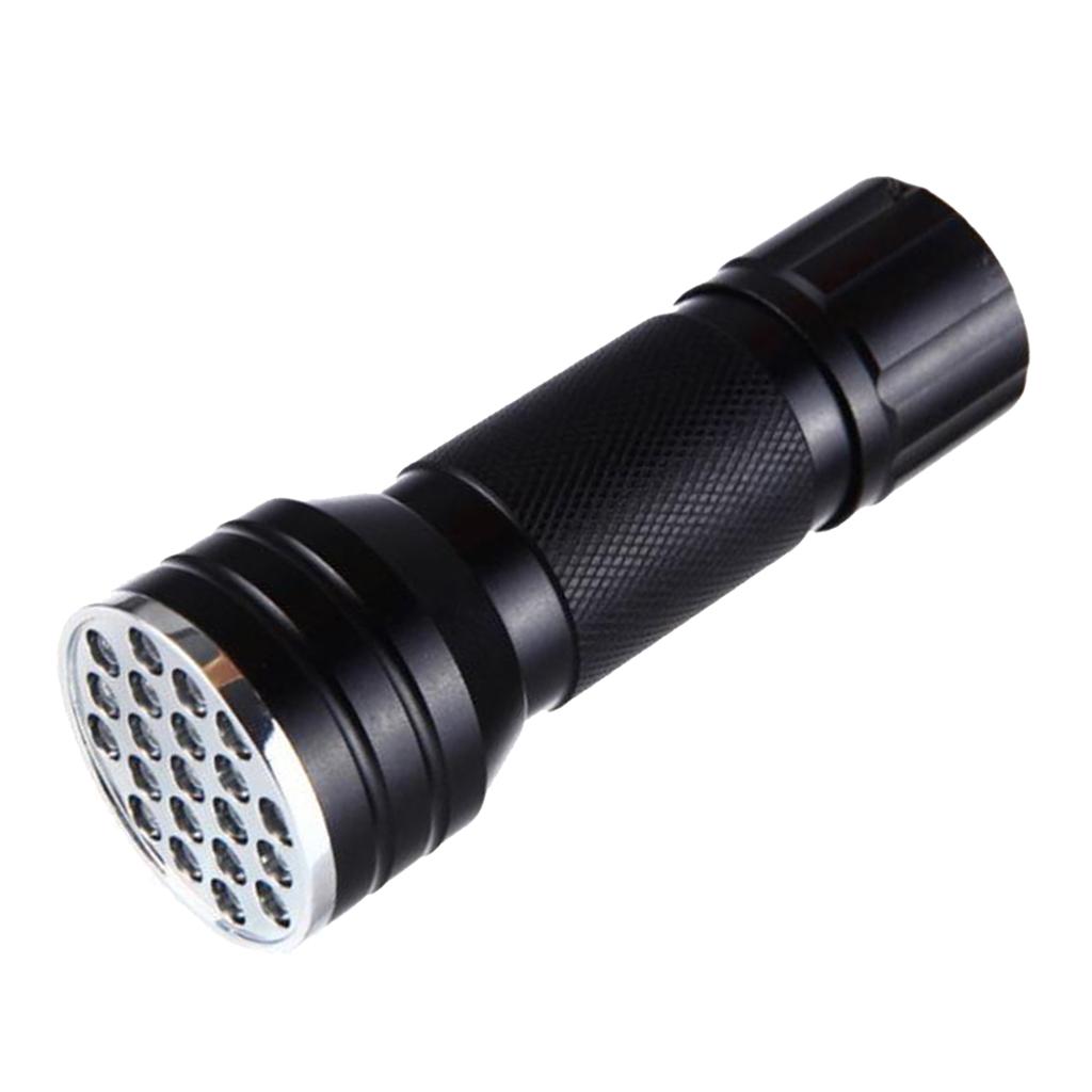 4xUltra Violet LED Flashlight Black Light Inspection Lamp Torch Aluminum Alloy