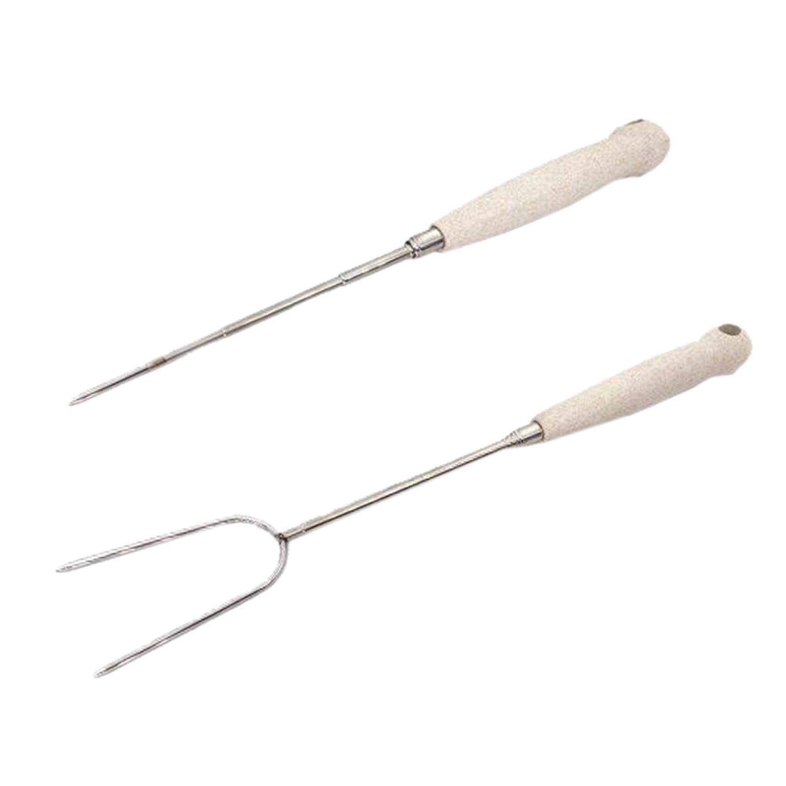4xTelescoping BBQ Marshmallows Roasting Sticks Smores Skewers Sitck