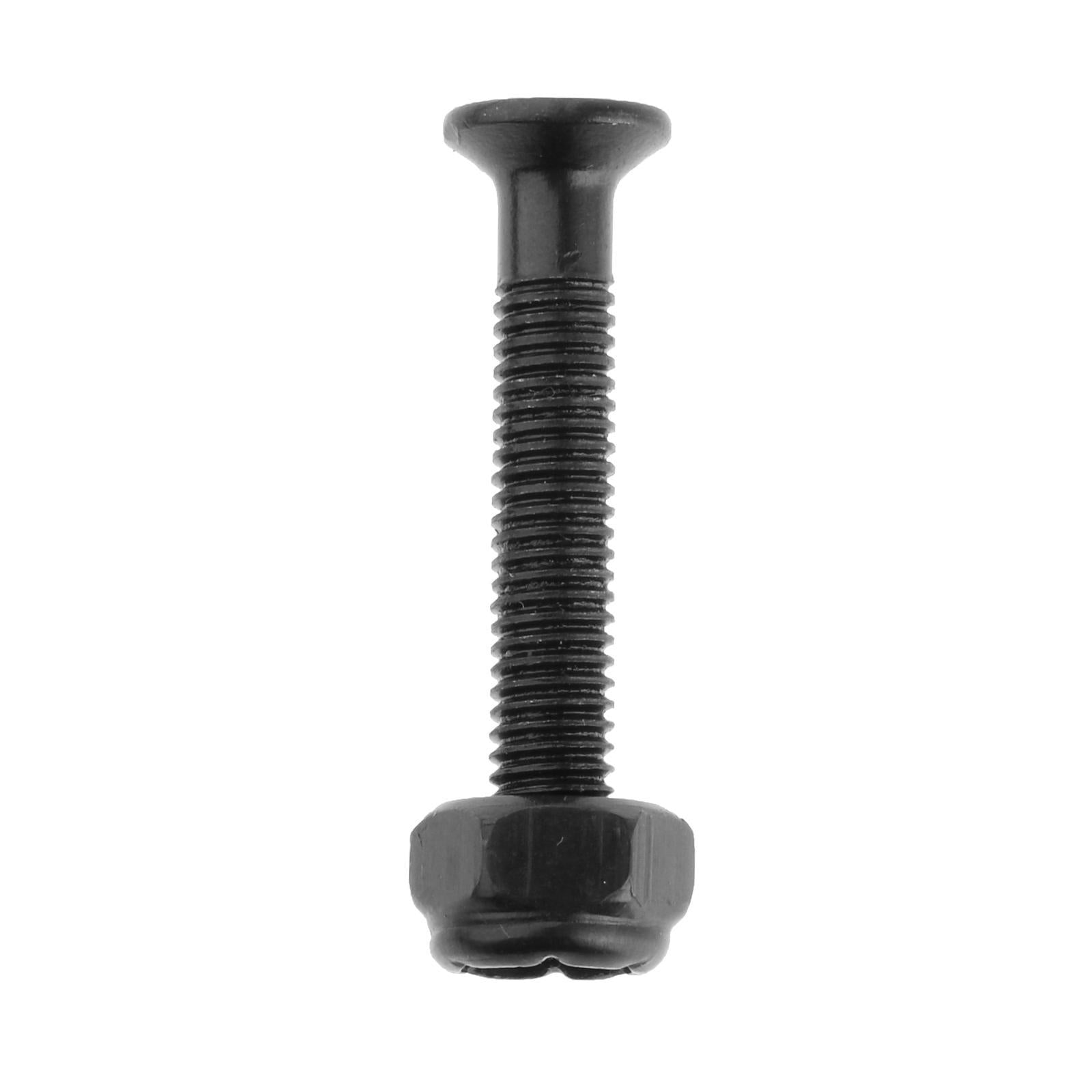 2x8 Pcs Longboard Skateboard Truck Wheel Installing Hardware Screws Black