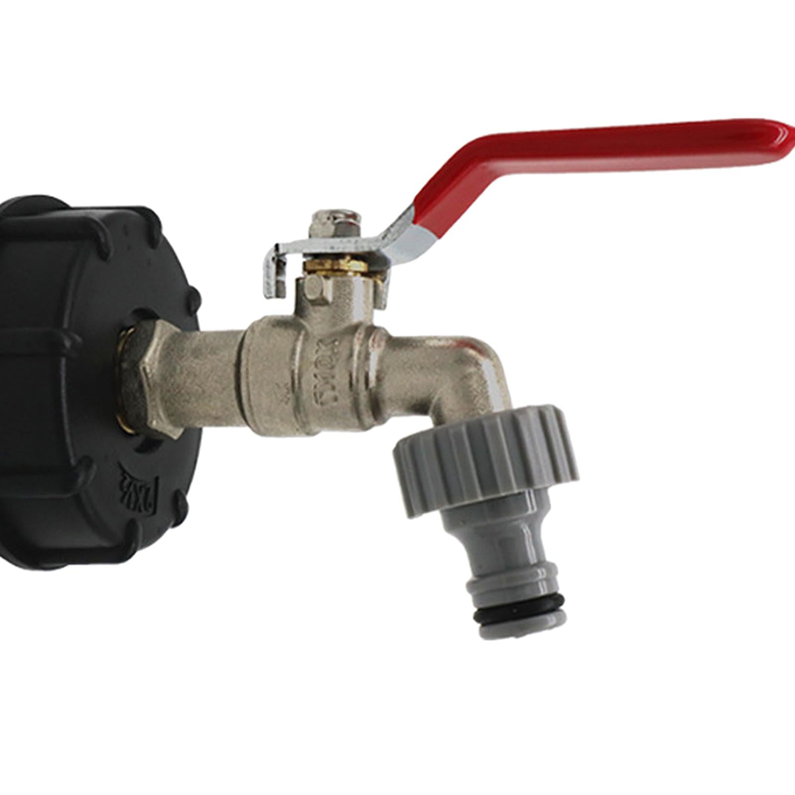 Brass Yard Garden IBC Water Tank Adapter Hose Connector Fine Thread Fitting