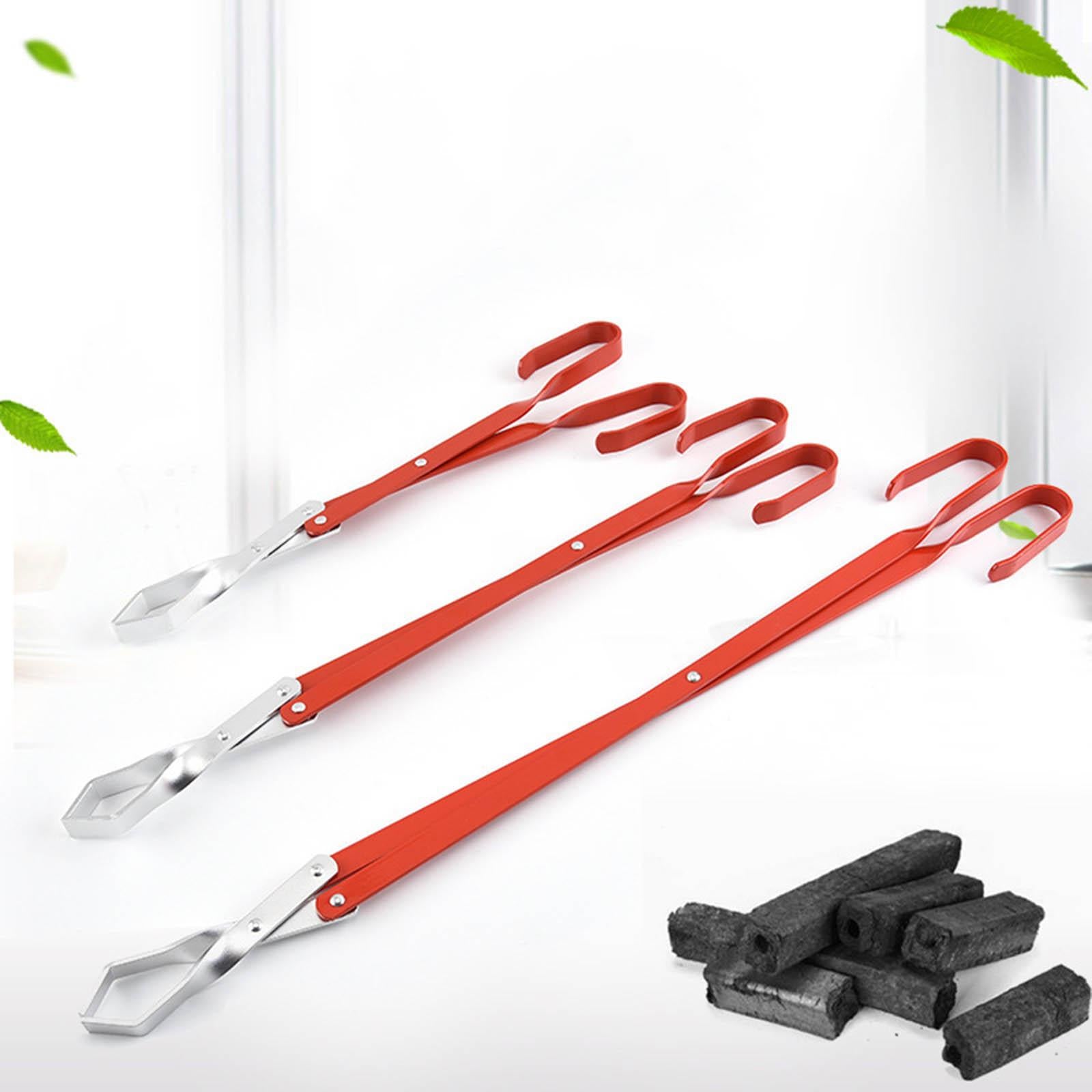 Campfire Tongs Log Grabber Firewood Fire Pit Tools Camping Fireplace Tools M