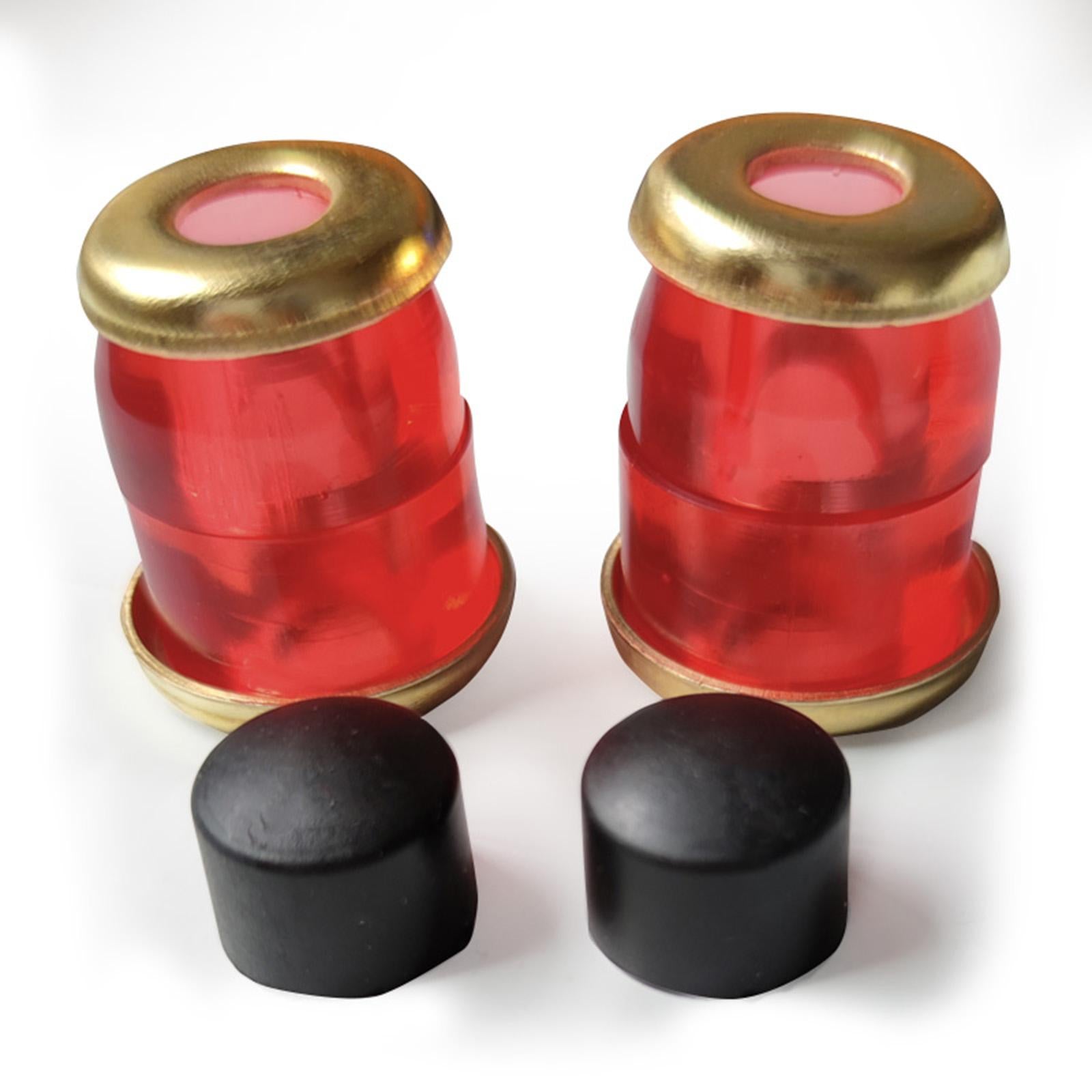 4x4x PU Top Bottom Skateboard Truck Bushing Kit Cylinder Washer Red Golden
