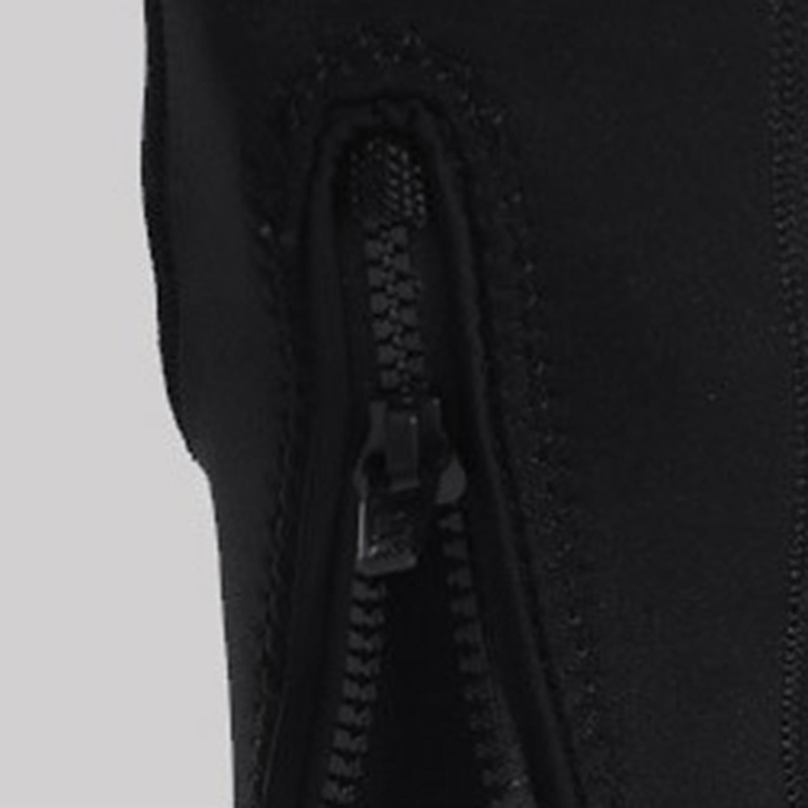 Diving Wetsuit Full Length Wet Suit Surf Diving Suit Front Zipper Swimsuit Women 2XL