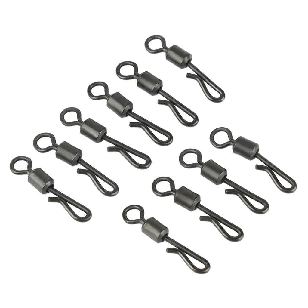 Carp Fishing Tackle Swivels Quick Change Chod Clips Rig Rings Links Loops