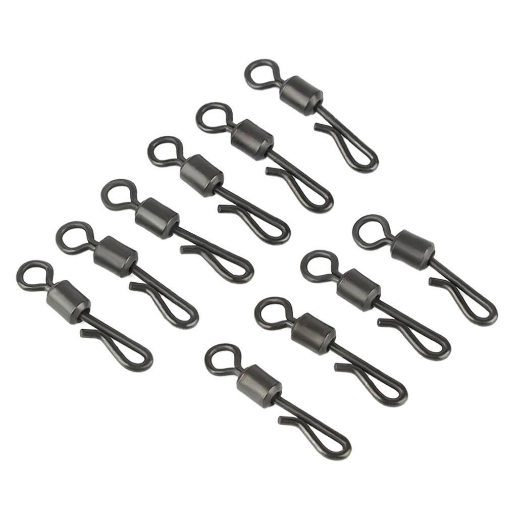 Carp Fishing Tackle Swivels Quick Change Chod Clips Rig Rings Links Loops