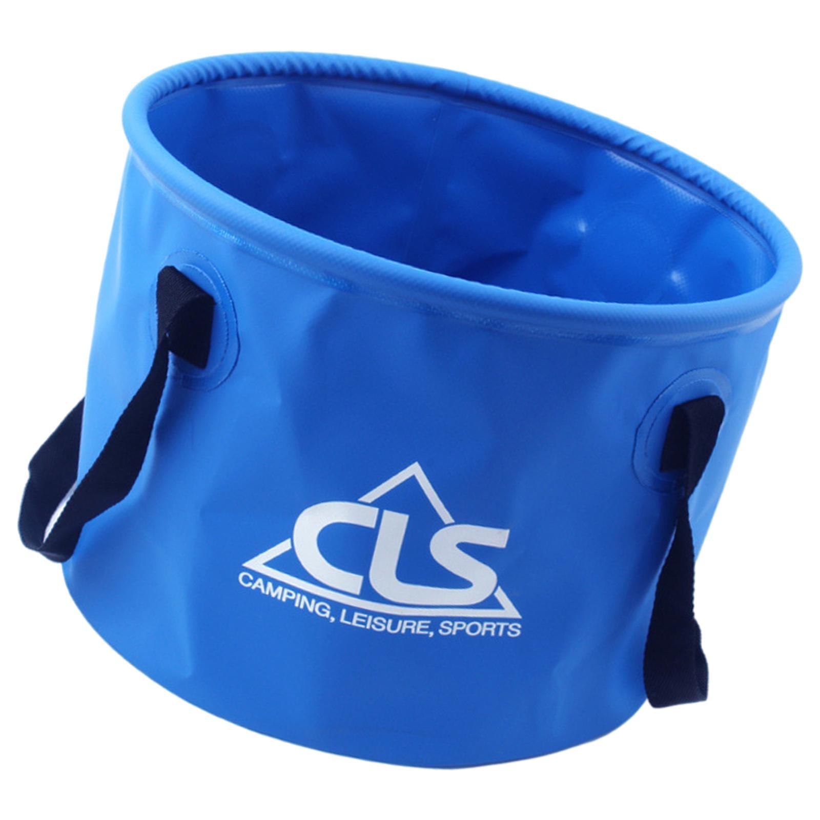 Collapsible Bucket 5 Gallon Folding Water Container Wash Basin for Camping