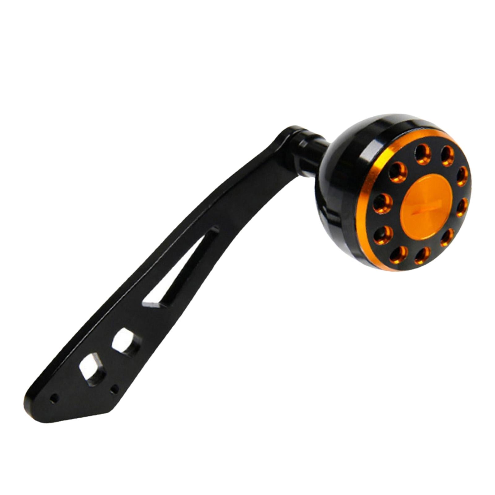 Aluminum Alloy Fishing Handle Strong Durable Single Rocker Baitcasting Reel 32mm Black