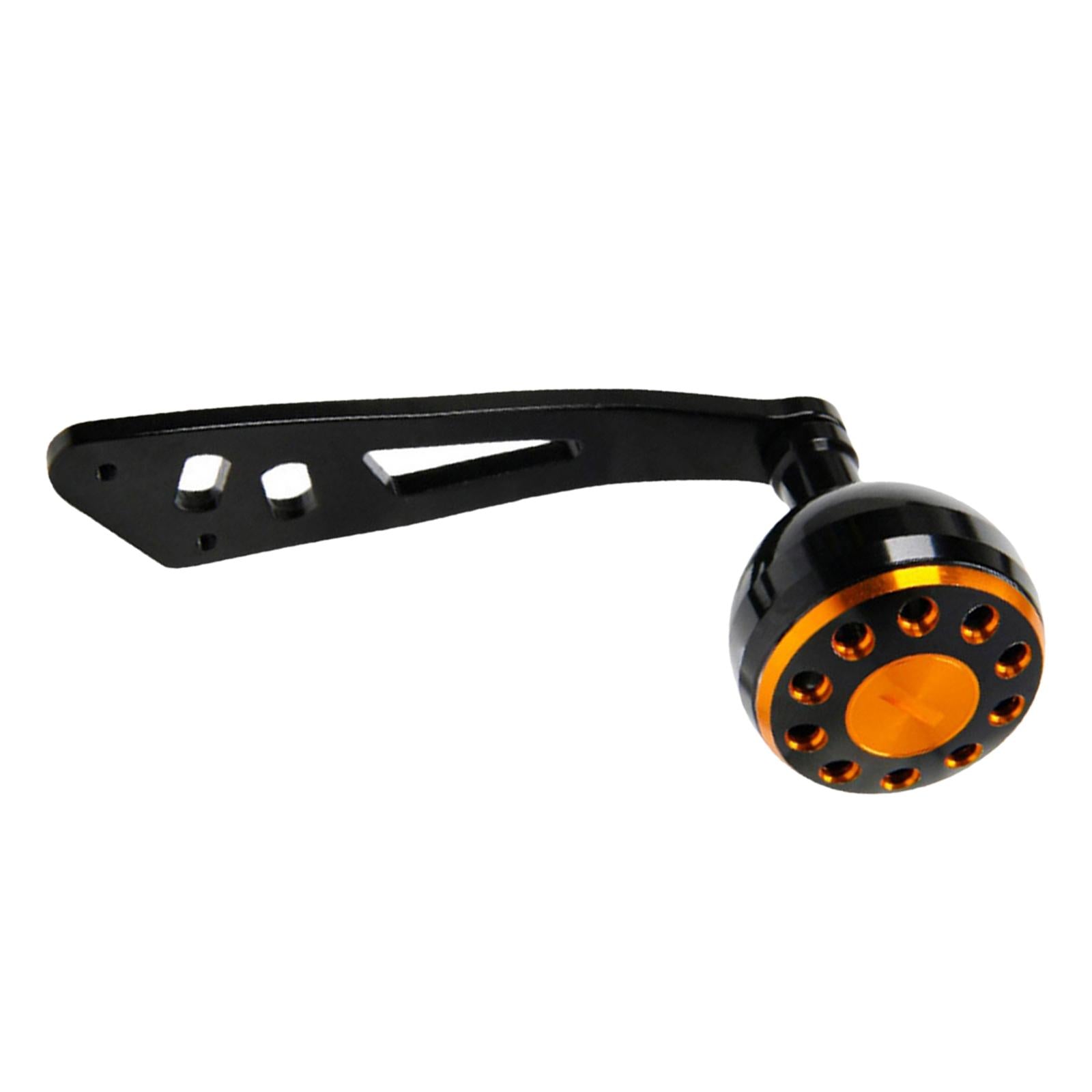 Aluminum Alloy Fishing Handle Strong Durable Single Rocker Baitcasting Reel 32mm Black