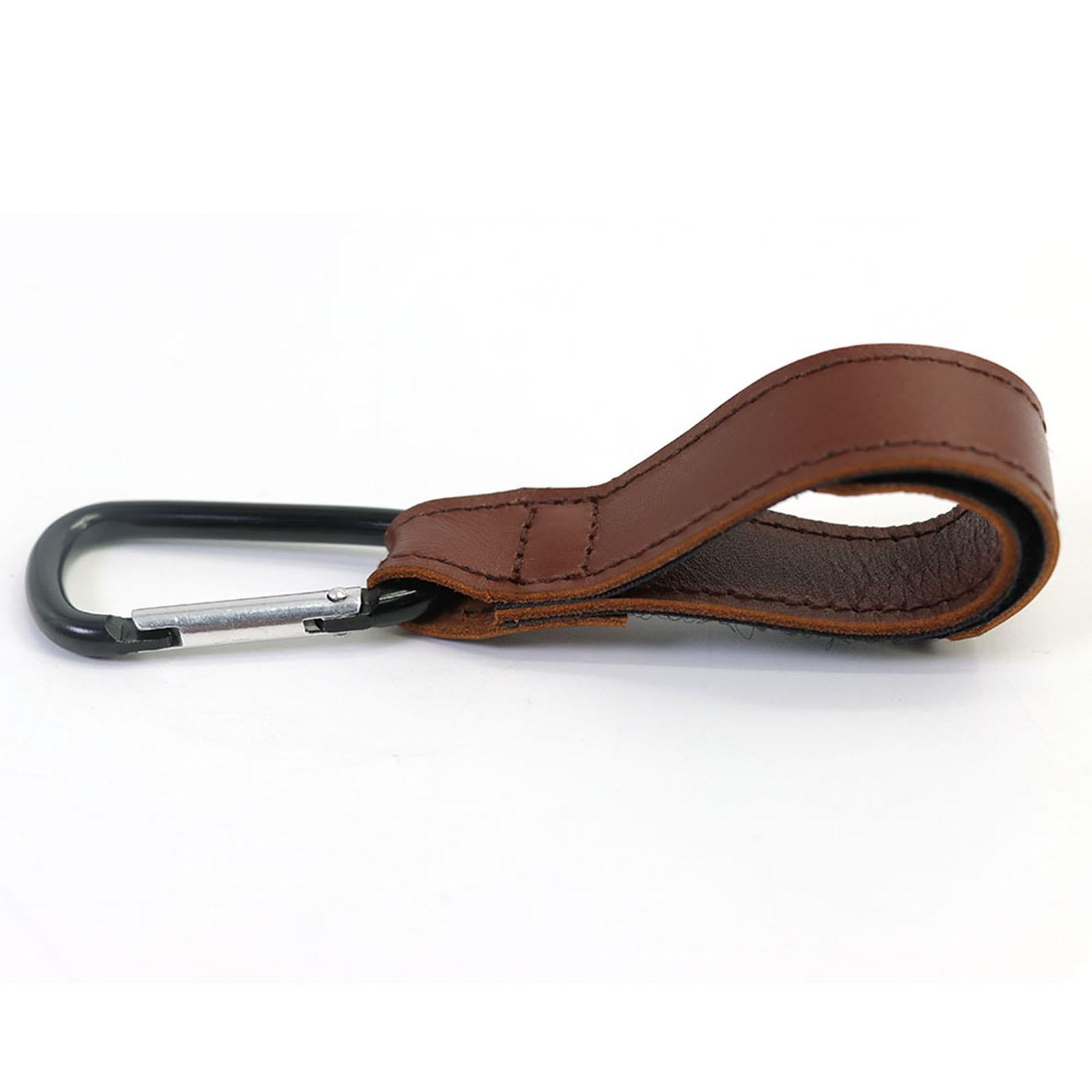 Camping Hook W/ D Ring Clip Hook Portable for Camping Outdoor Accessories Brown