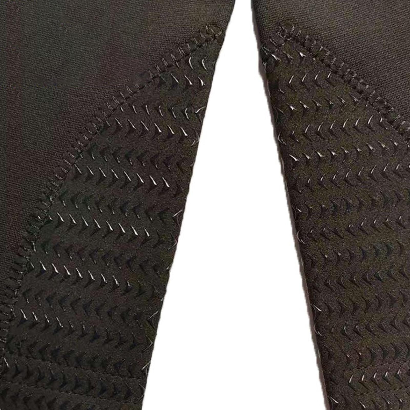 Breathable Horse Riding Breeches Equestrian Pants for Boys Girls Equipment Black Waist 50cm