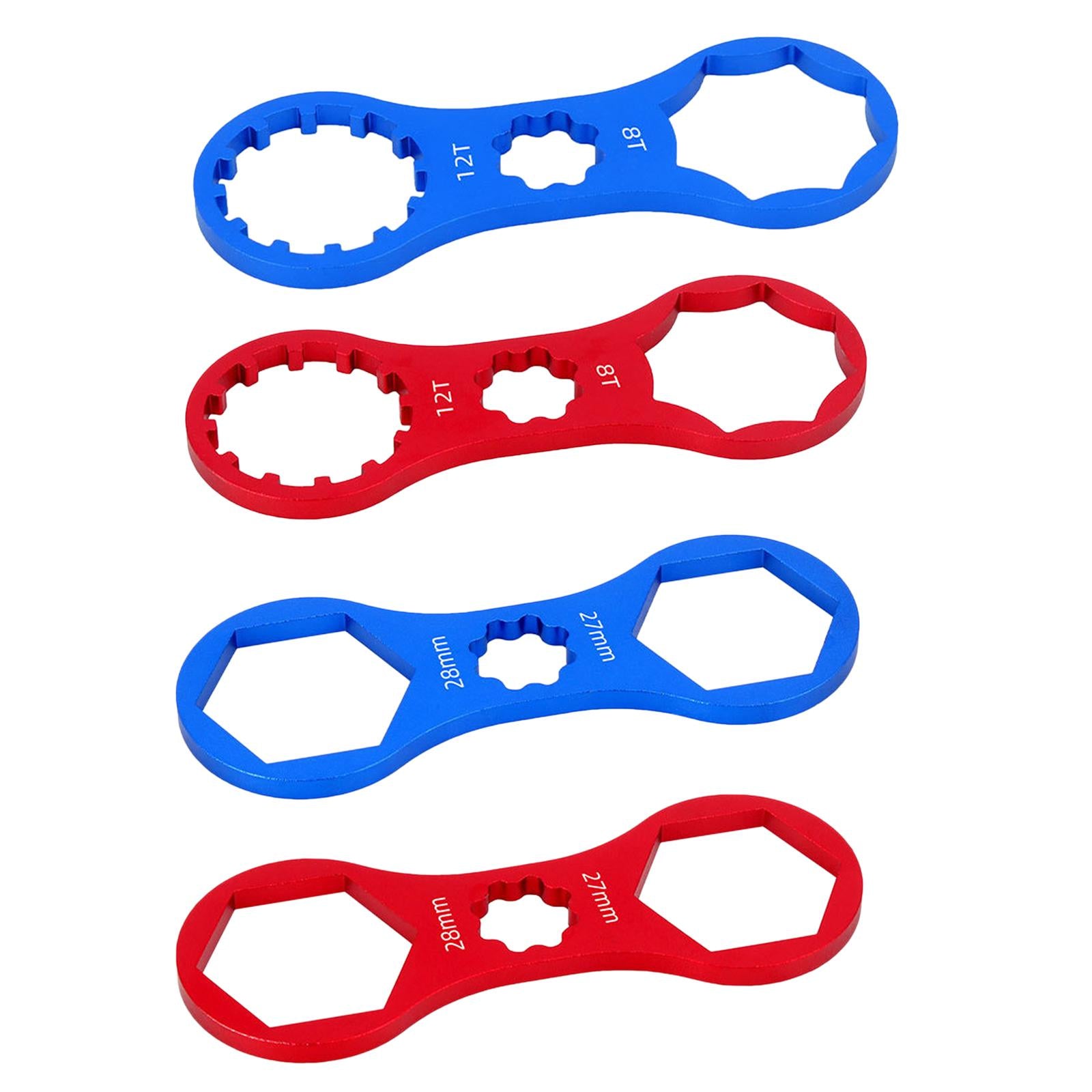 Bicycle Shoulder Cover Wrench Disassembly Spanner for Bike Blue 8T to 12T
