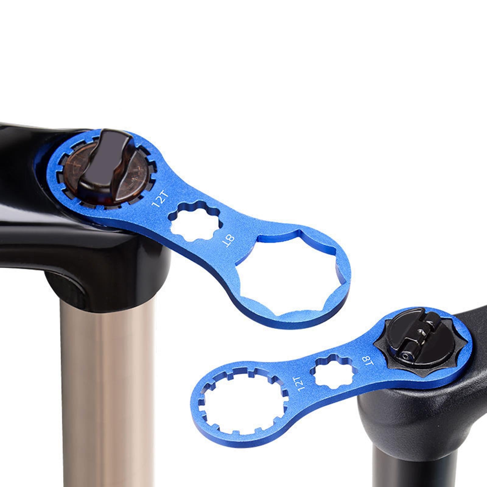 Bicycle Shoulder Cover Wrench Disassembly Spanner for Bike Blue 8T to 12T