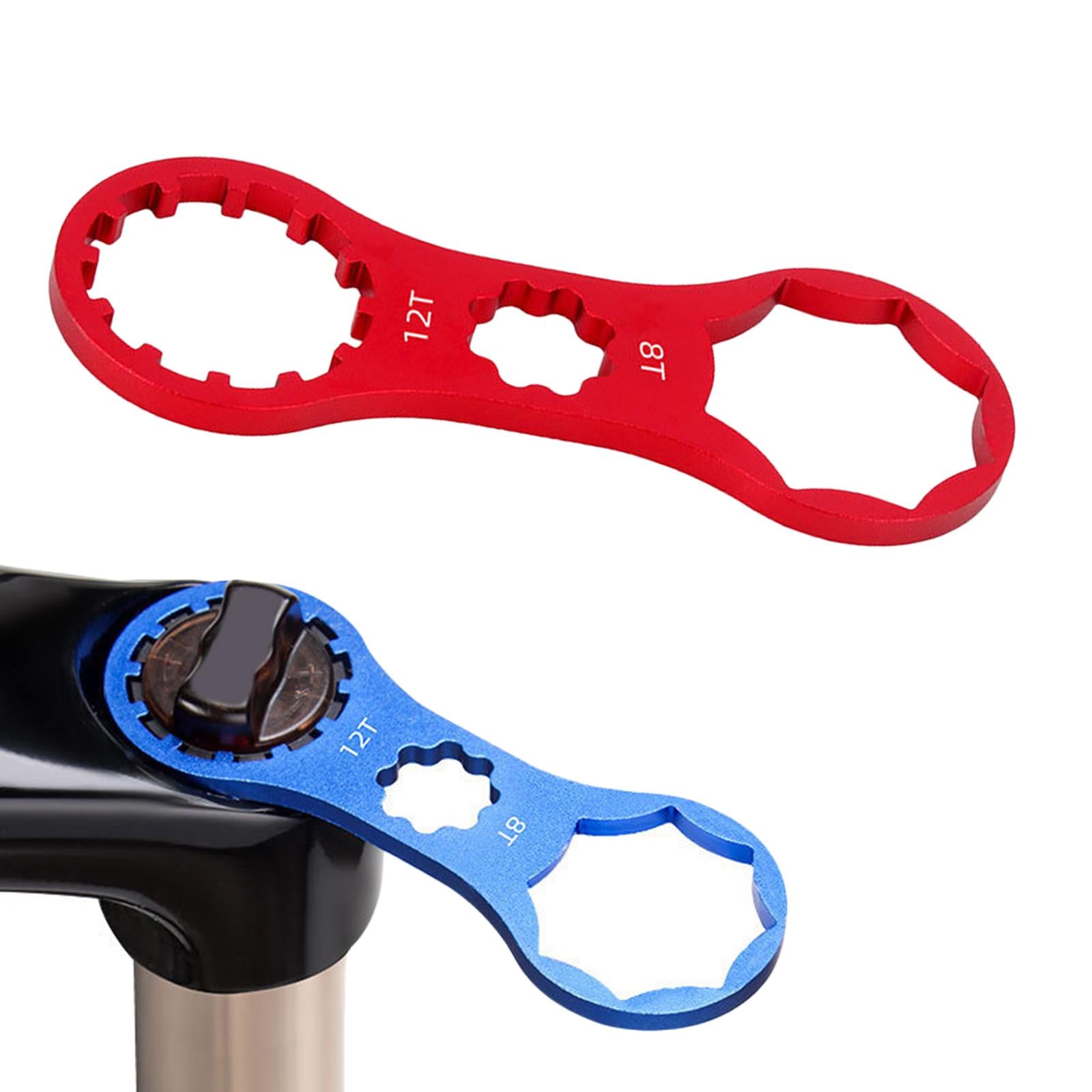 Bicycle Shoulder Cover Wrench Disassembly Spanner for Bike Red 8T to 12T