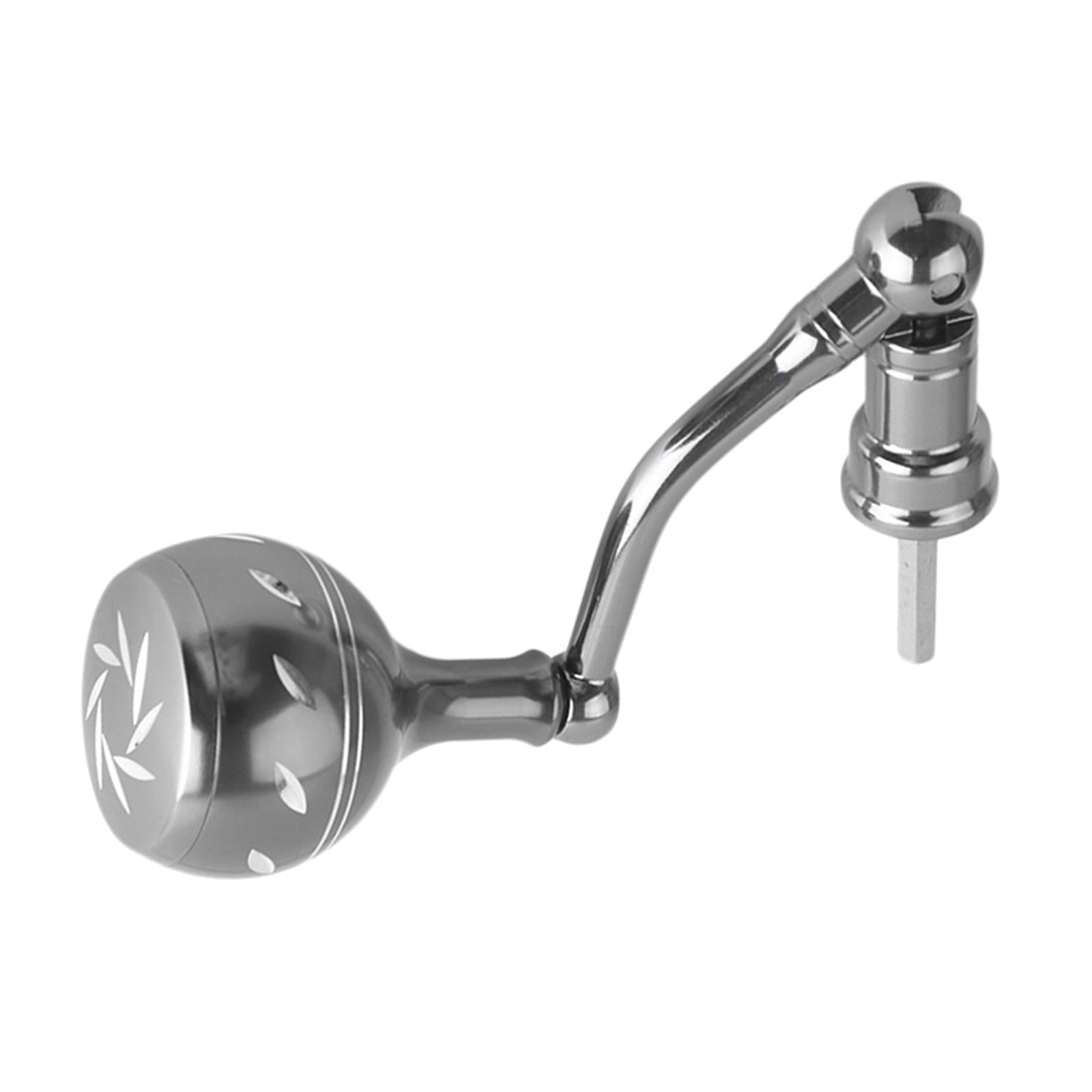 Aluminum Alloy Fishing Reel Handle DIY Repair Part Fishing Tackle Accessory Silver S